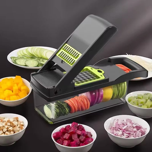 14-in-1 Multifunctional Vegetable Chopper - Your Ultimate Kitchen Assistant!