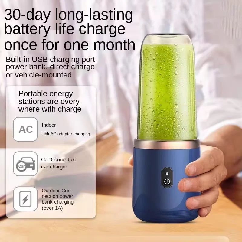 TurboBlend Go – Portable USB Smoothie Blender 🍹⚡️